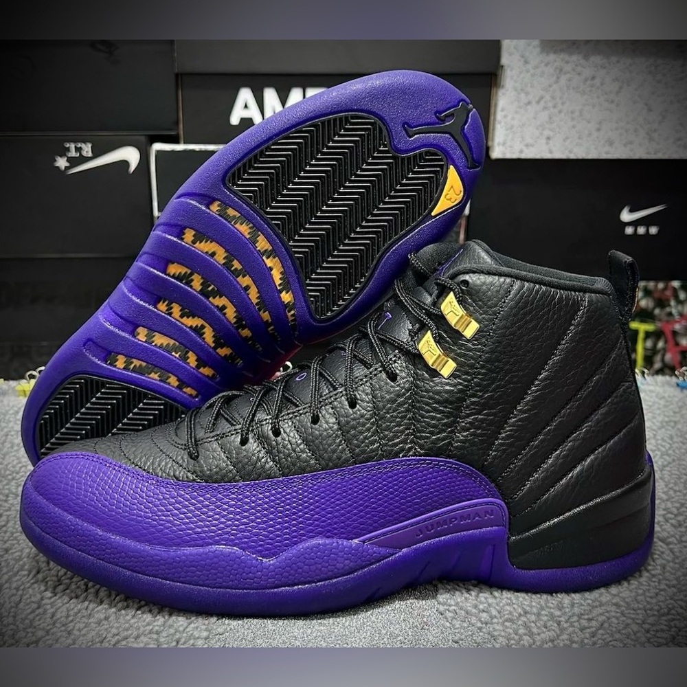 Air Jordan 12 XII Retro Field Purple Black Gold.. Only worn once.. *No box